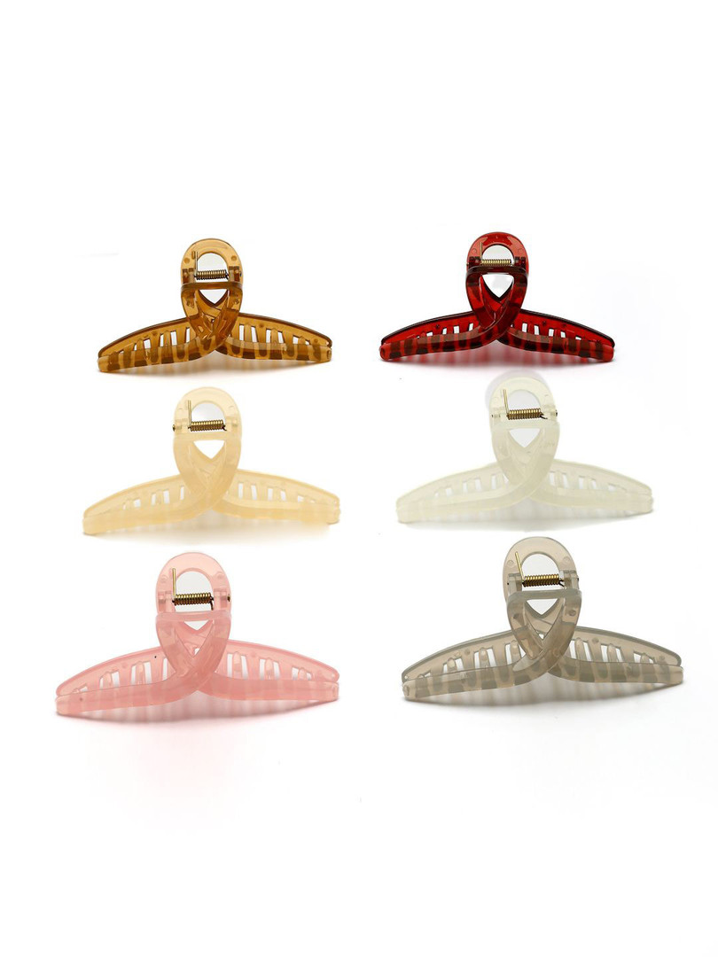 VOGUE HAIR ACCESSORIES Women Pack Of 6 Claw Clip